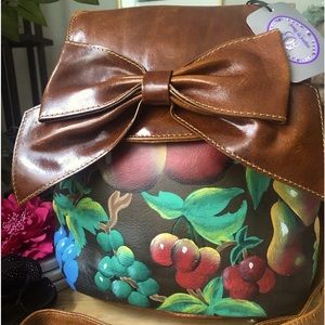 ♥️RARE!! SHARIF HAND-PAINTED BAG♥️